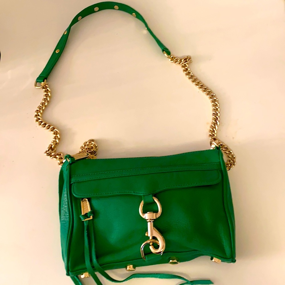 Mini Mac Limited Edition Kelly Green Crossbody Bag